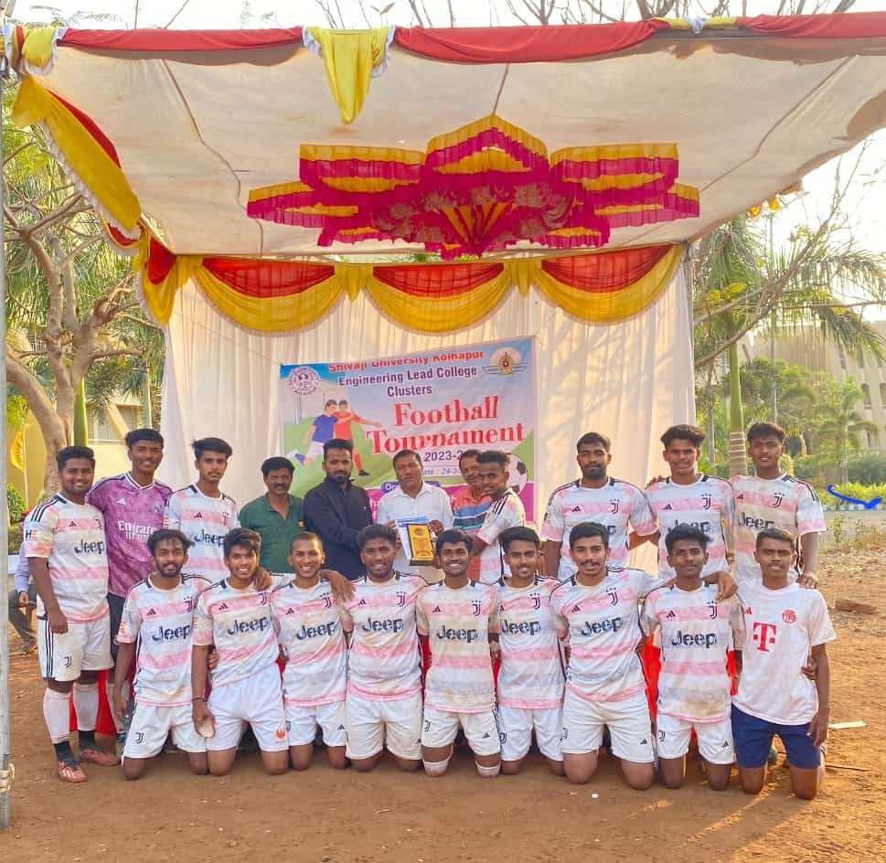 Winners Football Team in Engineering Lead College Cluster Competition